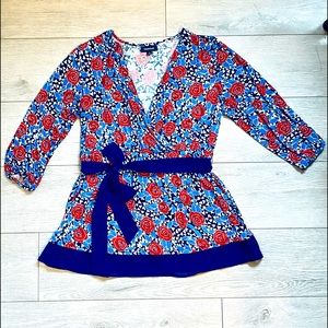 ModCloth Faux Wrap Top